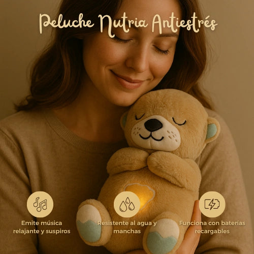 Peluche Nutria Antiestrés | Respira y Canta ✨🦦